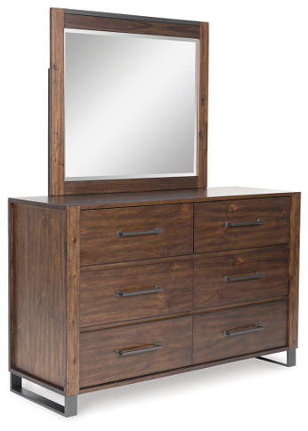 Zumbado - Brown - Dresser And Mirror
