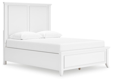 Trulani - White - Queen Panel Bed