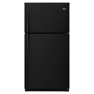 Whirlpool® 33" Wide Top-Freezer Refrigerator with Optional EZ Connect Icemaker Kit WRT541SZDB