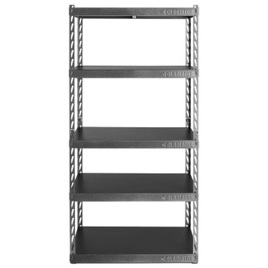 Gladiator® 36" (76.2 cm) Wide EZ Connect Rack with Five 18" (45.7 cm) Deep Shelves YGRK365TGG