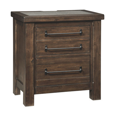 Starmore - Brown Dark - Two Drawer Night Stand
