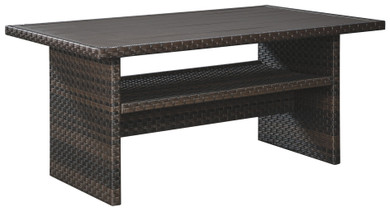 Easy - Dark Brown / Beige - Rect Multi-use Table