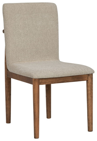 Isanti - Light Brown - Dining Uph Side Chair (Set of 2)