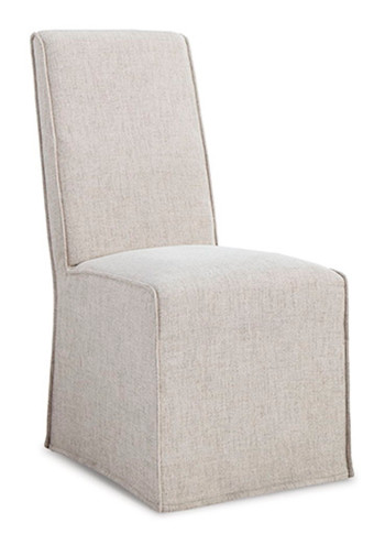 Langford - Brown Light - Dining Uph Skirted Side Chair (Set of 2)