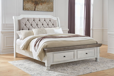 Havalance - Sleigh Bed With Storage