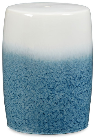 Ikegrove - White / Blue - Stool