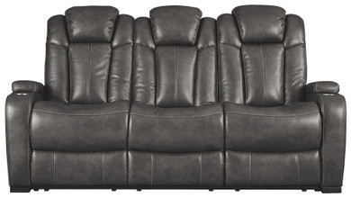 Turbulance - Quarry - Pwr Rec Sofa With Adj Headrest