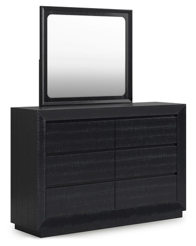 Londer - Black - Dresser And Mirror