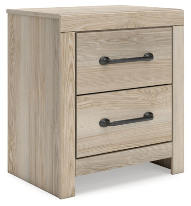 Senbry - Tan - Two Drawer Night Stand