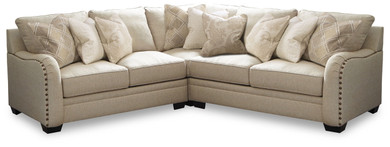 Luxora - Bisque - 3-Piece Sectional
