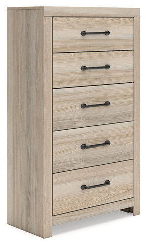 Senbry - Tan - Five Drawer Chest