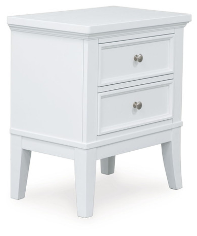Trulani - White - Two Drawer Night Stand