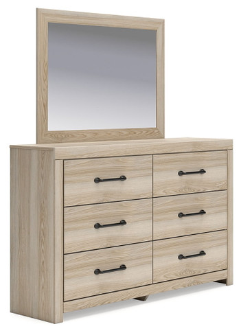 Senbry - Tan - Dresser And Mirror