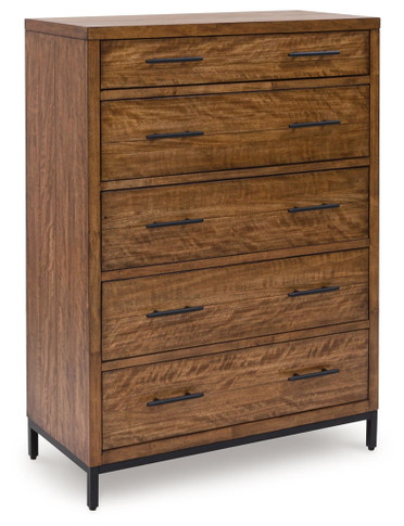 Steenlage - Brown - Five Drawer Chest