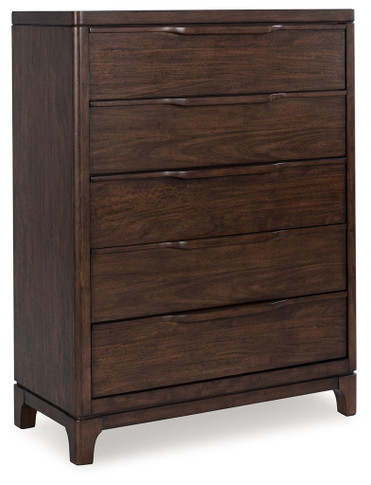 Korestone - Dark Brown - Five Drawer Chest