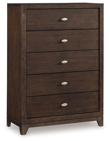 Tandisport - Dark Brown - Five Drawer Chest