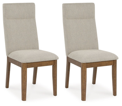 Roanhowe - Brown - Dining Upholstered Side Chair (Set of 2)