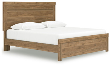 Zanbrook - Brown - King Panel Bed