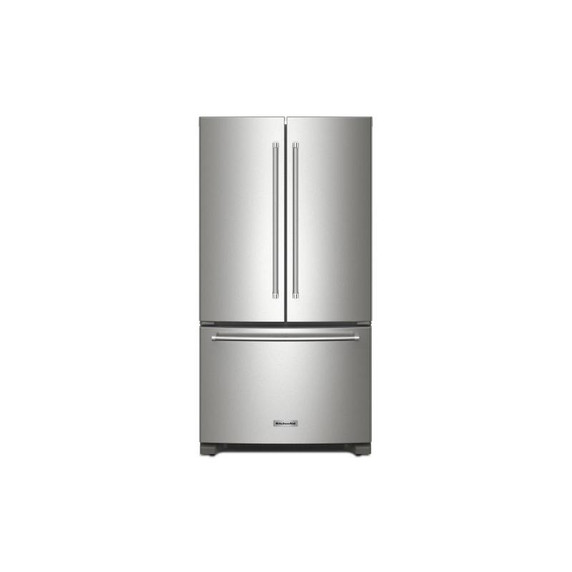 Kitchenaid® 20 cu. ft. 36-Inch Width Counter-Depth French Door Refrigerator with Interior Dispense KRFC136RPS