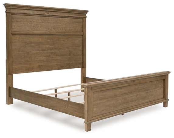 Mylarken - Brown - Queen Panel Bed