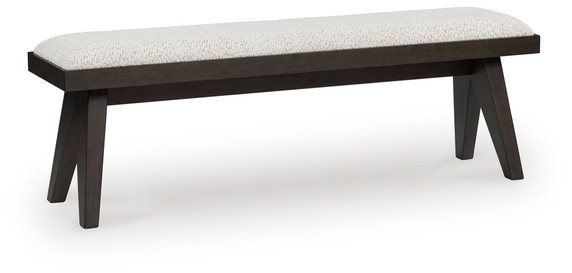 Westonfort - Espresso - Large Upholstered Dining Room Bench