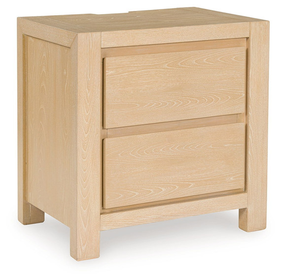Whittgate - Light Brown - Two Drawer Night Stand