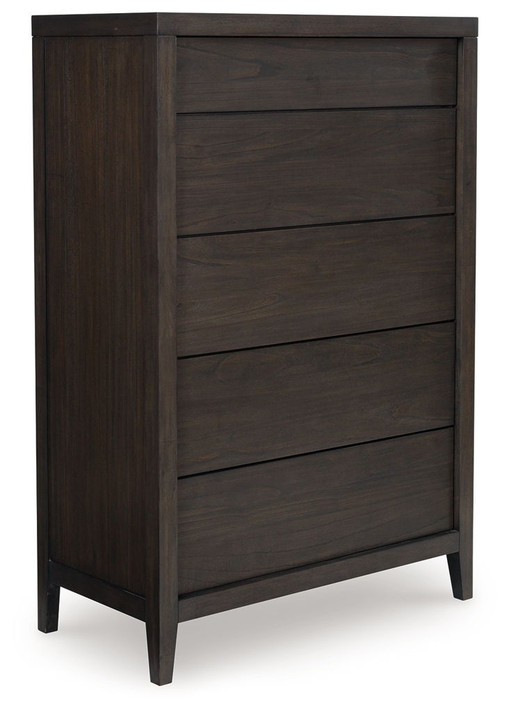 Westonfort - Espresso - Five Drawer Chest