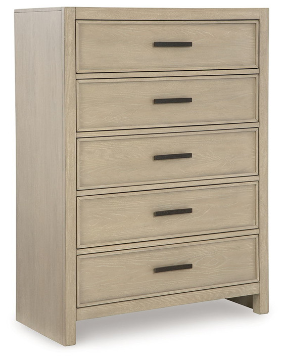 Calmoro - Gray - Five Drawer Chest