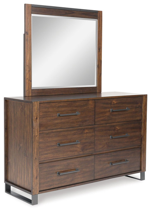 Zumbado - Brown - Dresser And Mirror
