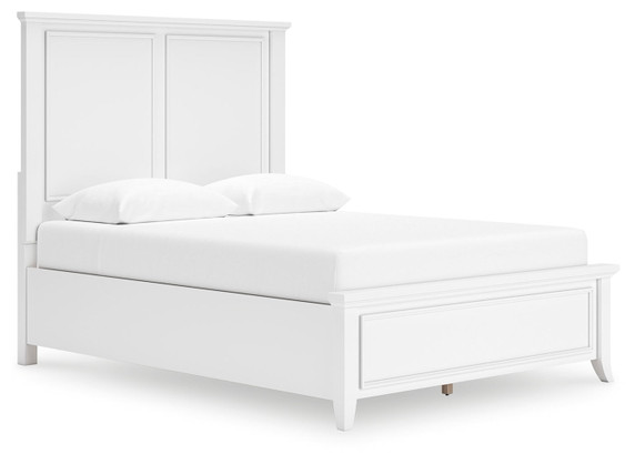 Trulani - White - Queen Panel Bed