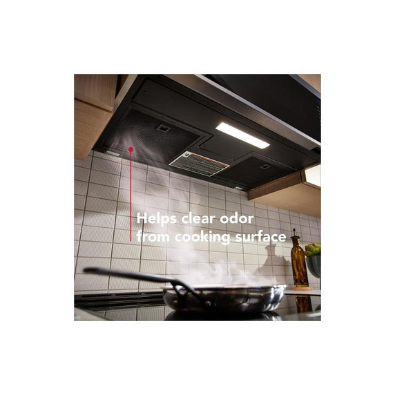 Kitchenaid® Smart Low Profile Microwave Hood Combination with Dual Fan Ventilation YKMML550RPS