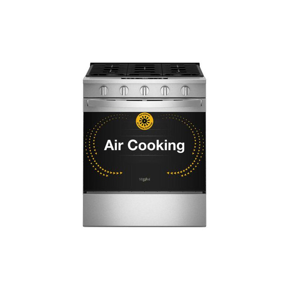 Whirlpool® 30-inch Gas Range with Air Cooking Technology WSGS5030SZ