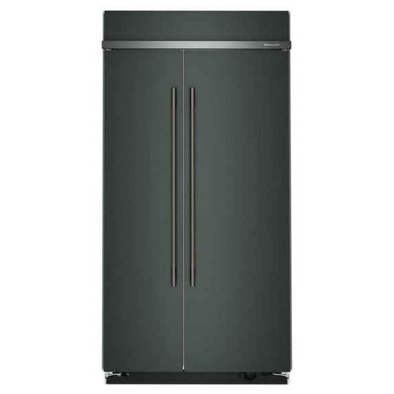 Kitchenaid® 25.5 Cu. Ft. 42" Built-In Side-by-Side Refrigerator with Platinum Interior KBSN742SJP