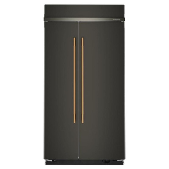 Kitchenaid® 25.5 Cu. Ft. 42" Built-In Side-by-Side Refrigerator with Platinum Interior KBSN742SBE