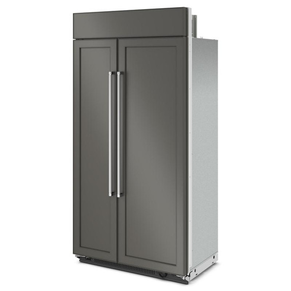 Kitchenaid® 25.5 Cu Ft. 42" Built-In Side-by-Side Refrigerator with Panel-Ready Doors KBSN702MPA