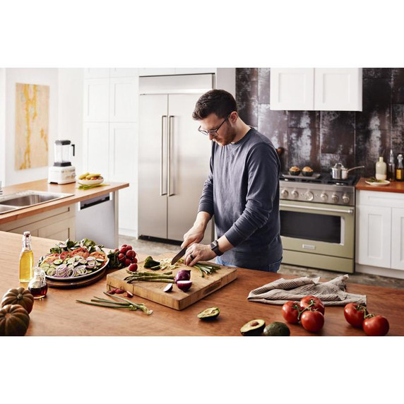 KitchenAid® 36'' Smart Commercial-Style Dual Fuel Range with 6 Burners KFDC506JAV