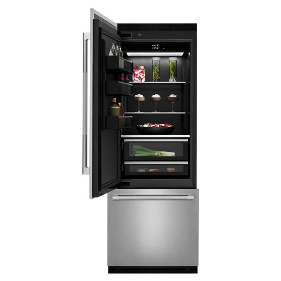 Jennair® Panel-Ready 30" Built-In Bottom-Mount Refrigerator, Left Swing JBBFL30NMX