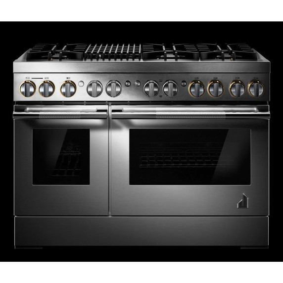 Jennair® RISE™ 48" Dual-Fuel Professional Range with Gas Grill JDRP648HL