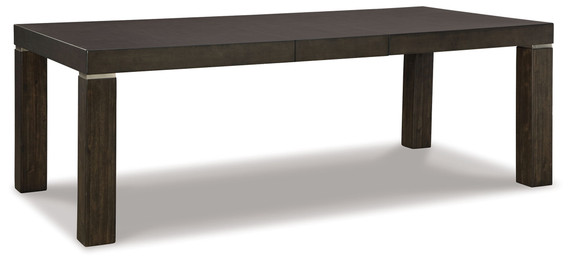 Hyndell - Dark Brown - Rectangular Dining Room Extension Table Hyndell - Dark Brown - Rectangular Dining Room Extension Table