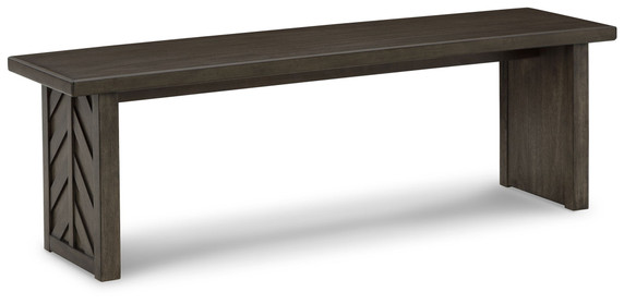 Arkenton - Grayish Brown - Large Dining Room Bench