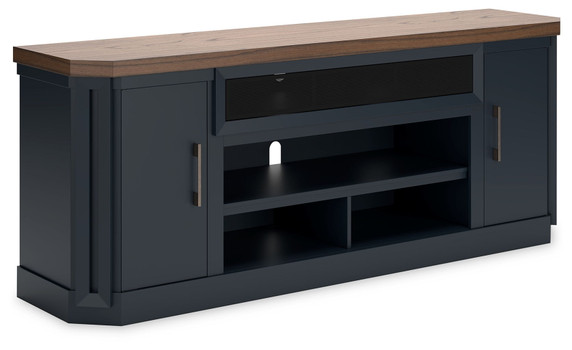 Landocken - Brown / Blue - XL TV Stand W/Fireplace Option Landocken - Brown / Blue - XL TV Stand W/Fireplace Option