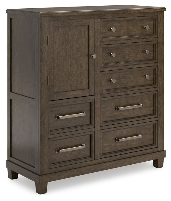 Hillcott - Dark Brown - Door Chest