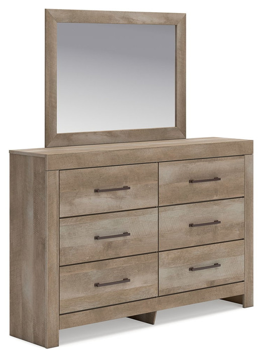 Gachester - Tan - Dresser And Mirror