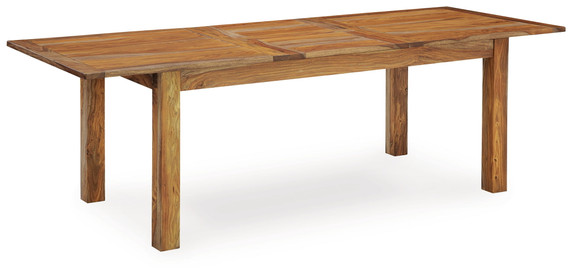 Dressonni - Brown - Rectangular Dining Room Butterfly Extension Table Dressonni - Brown - Rectangular Dining Room Butterfly Extension Table