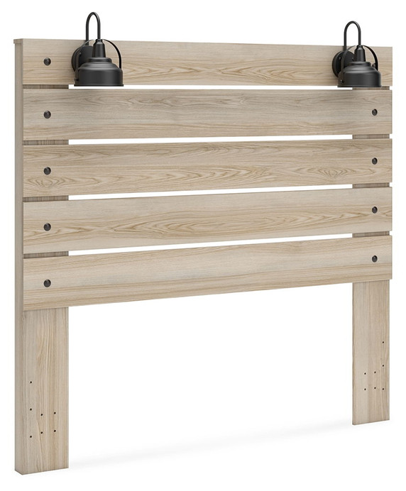 Senbry - Tan - Queen Panel Headboard