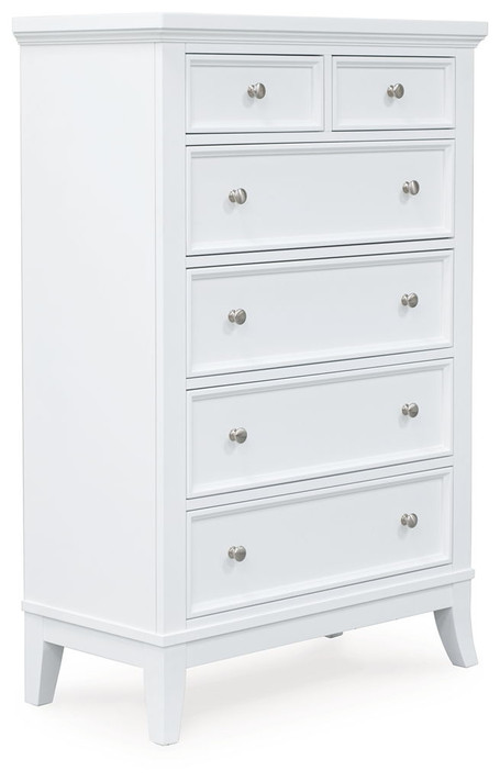 Trulani - White - Six Drawer Chest