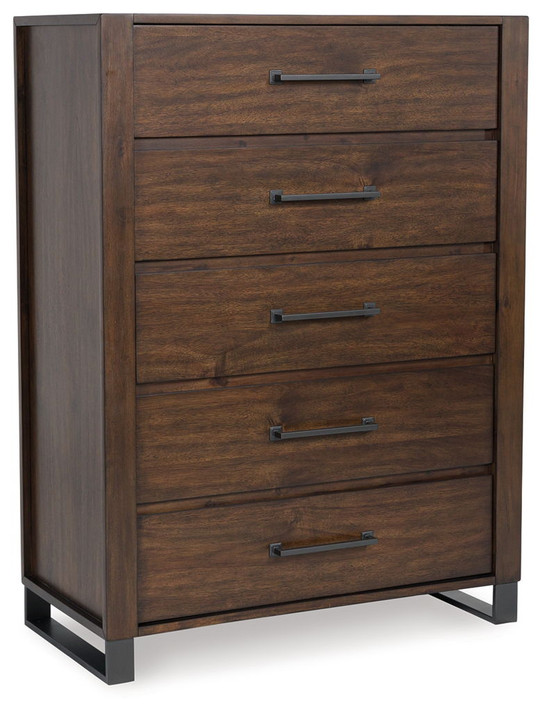 Zumbado - Brown - Five Drawer Chest