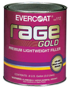 Rage Gold Premium Lightweight Body Filler Gallon