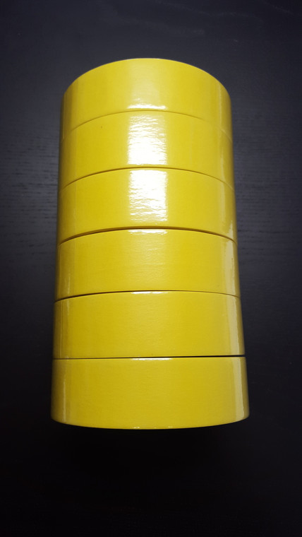 3M Yellow Masking Tape 1 1/2" Sleeve of 6