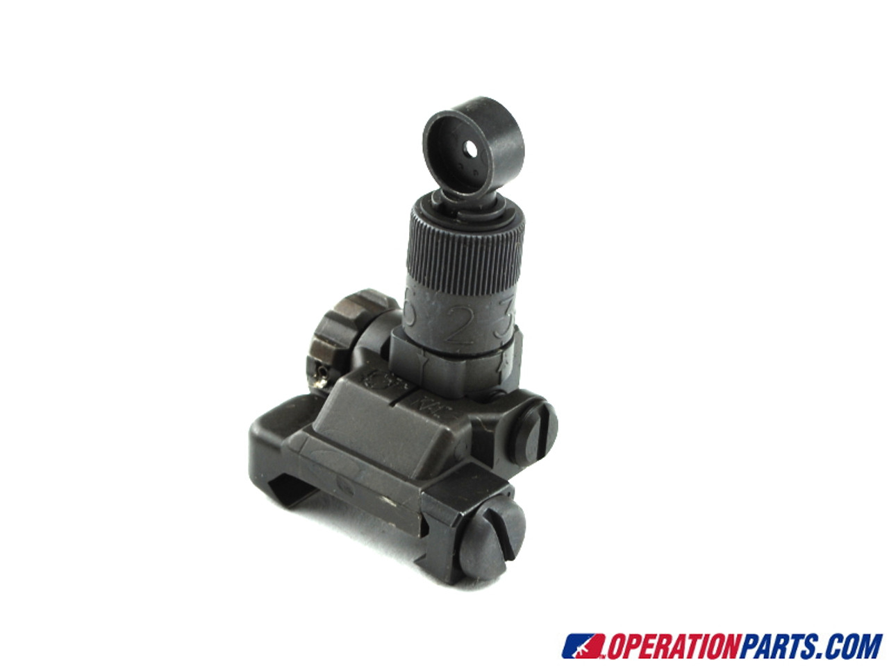 米軍　KAC 200-600 Meter Micro Flip-Up Rear Sight USMC リアサイト 検) ナイツ Knight's Armament BUIS ミリタリー .4